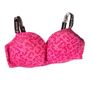 Juicy Couture Wireless Pink Padded Bra Size 40C